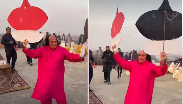 چاہت فتح علی خان بسنت منانے لاہور پہنچ گئے، پتنگ اٹھا کر ڈانس کی ویڈیو وائرل