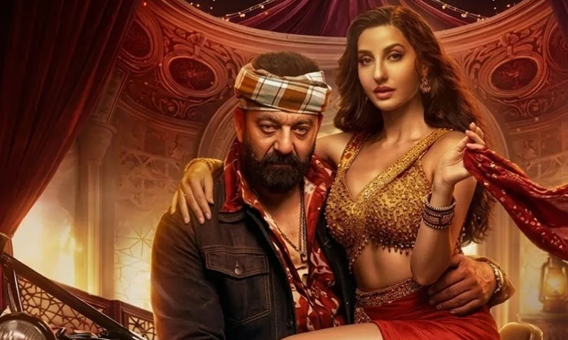 بالی وڈاداکارسنجےدت اورنورافتیحی کا گانا تنازع کا شکار،پابندی لگانےکامطالبہ