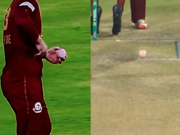 پی ایس ایل:حیدرآباد کی کٹ نےرنگ چھوڑدیا، وائٹ بال پنک میں تبدیل