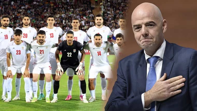 ایرانی فٹبال ٹیم اپنے گروپ میچزشیڈول کے مطابق امریکا میں کھیلے گی، فیفا صدر