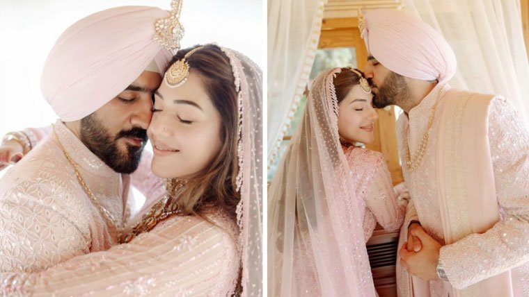 بھارتی ماڈل واداکارہ مہرین پیرزادہ رشتہ ازدواج میں منسلک