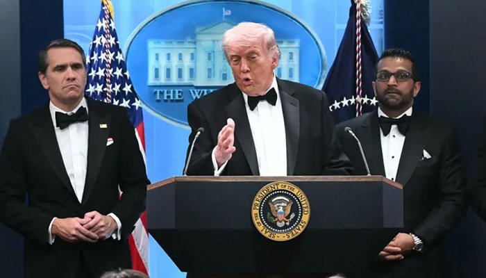 مشتبہ شخص نے15 گز دور سے حملے کی کوشش کی، میرے خیال میں شوٹنگ کا ایران جنگ سےتعلق نہیں: ٹرمپ