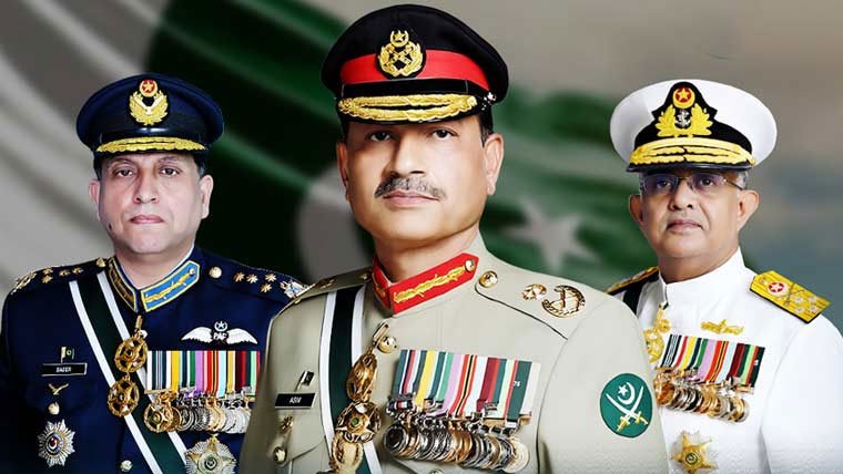 مسلح افواج کے سربراہان کی عیدالاضحیٰ کے موقع پر قوم کو مبارکباد