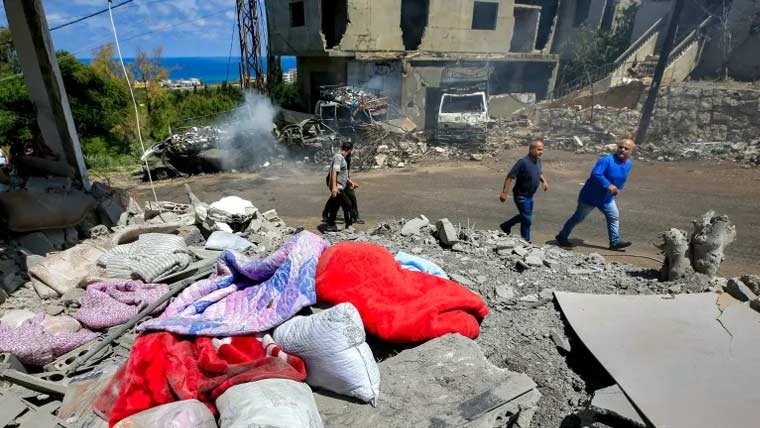 اسرائیل کے جنگ بندی کے باوجود حملے، لبنانی بریگیڈیئر جنرل سمیت 12 افراد شہید