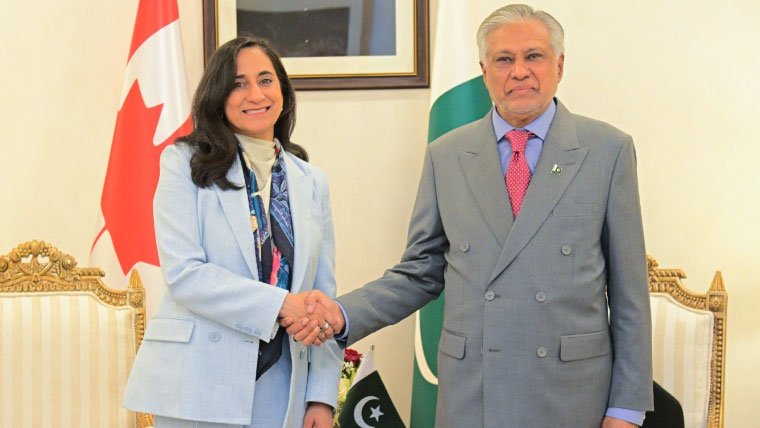 پاکستان اورکینیڈا کےدرمیان دوطرفہ تعلقات بڑھانے پراتفاق