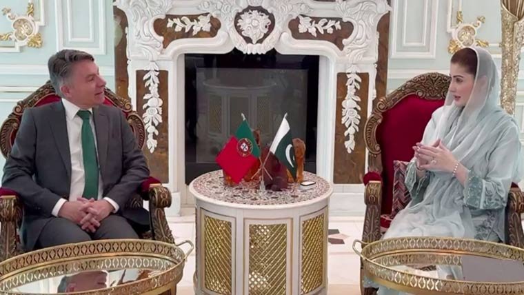 مریم نوازسے پرتگال کے سفیرکی ملاقات، تجارت، سرمایہ کاری بڑھانے پراتفاق