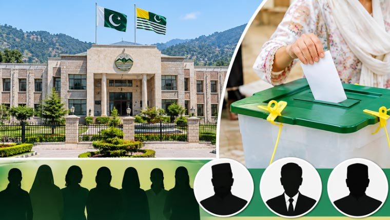 آزاد جموں وکشمیرقانون سازاسمبلی کی مخصوص نشستوں پرپولنگ آج ہوگی