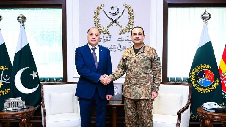 بیلاروسی وفد کی جی ایچ کیو آمد، فیلڈ مارشل سید عاصم منیر سے ملاقات
